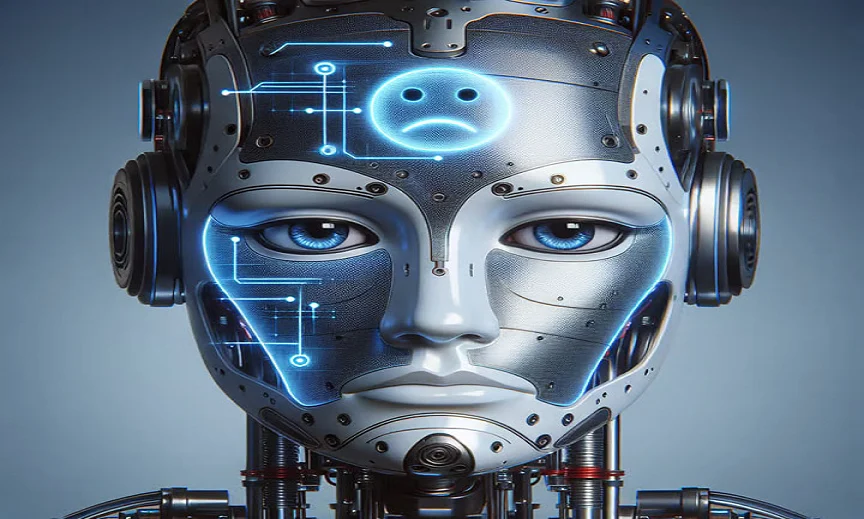 Simulation of emotions by robot 2